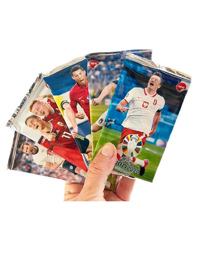 UEFA EURO 2024 GERMANY player Cards Trading Cards x 18 Packs 144 PCS - Image 4