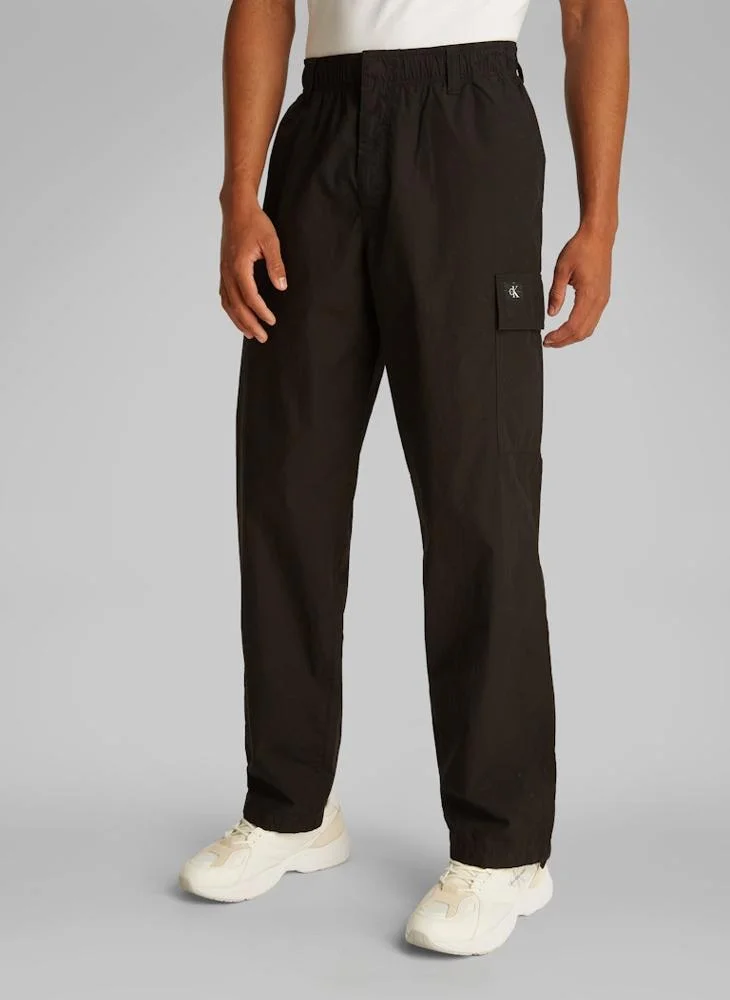 Calvin Klein Jeans Casual Straight Utility Poplin Pant