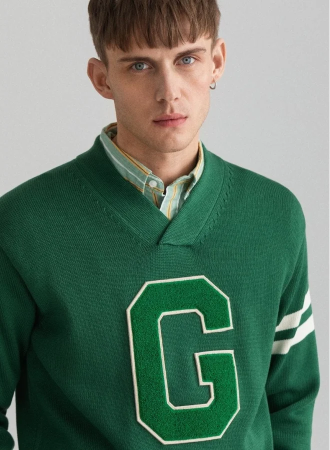 غانت Gant Collegiate V-Neck