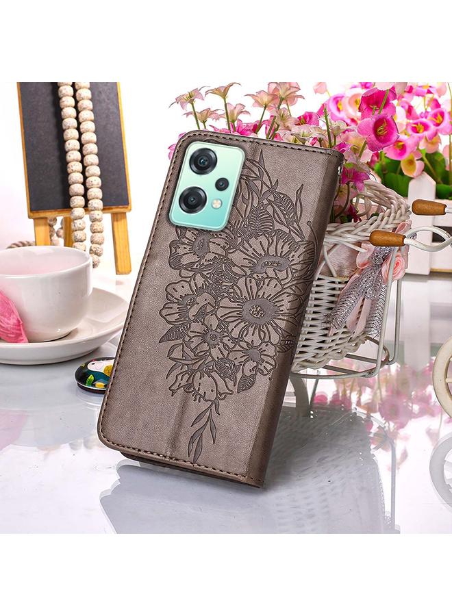 S-TOP Case For OnePlus Nord CE 2 Lite 5G Embossed Butterfly Leather Phone Case - Image 5