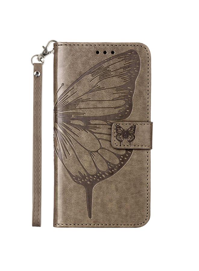 S-TOP Case For OnePlus Nord CE 2 Lite 5G Embossed Butterfly Leather Phone Case - Image 2