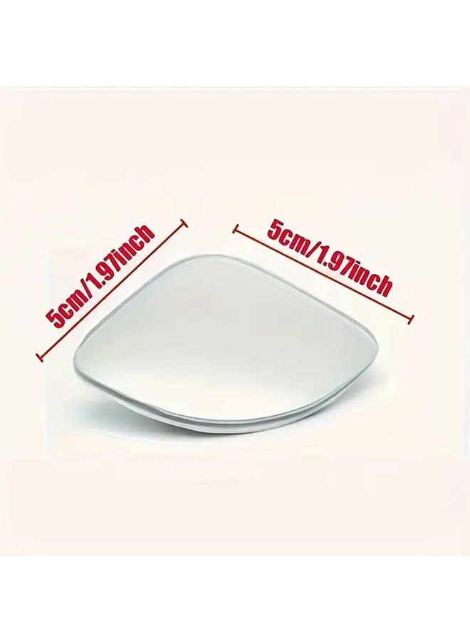 3 Pairs Fan Shaped Hd Glass Blind Spot Mirrors Frameless Adjustable Convex Wide Angle Rear View Mirror for Cars Vans Suvs Trucks Universal Fit Enhanced Visibility Style Car Accessories - Image 2