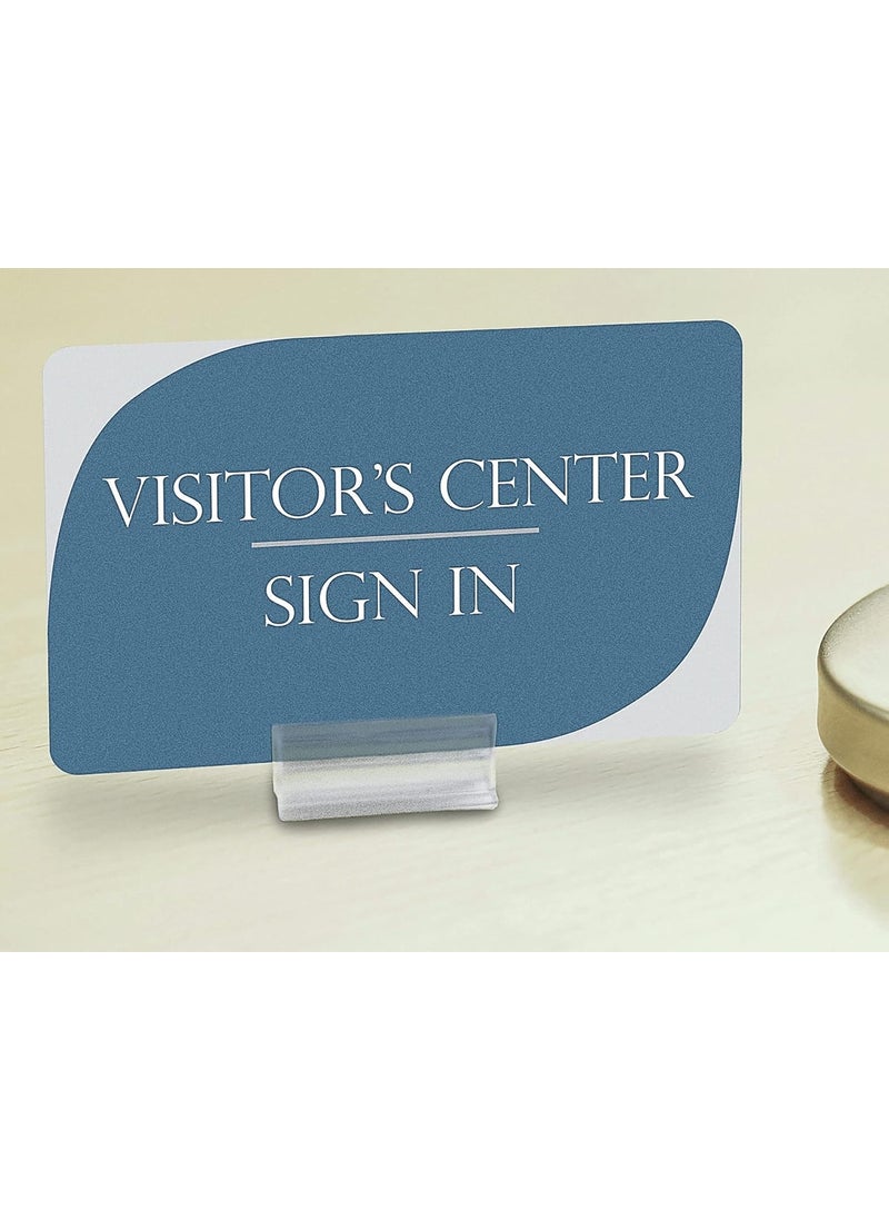 Deflecto Deflecto SuperGrip Sign Holder with Adhesive 50 Piece  - Image 4