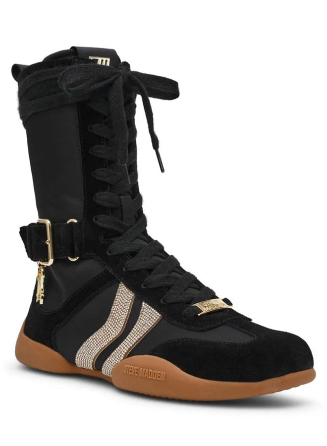 Bently Black Women's High Top Sneakers