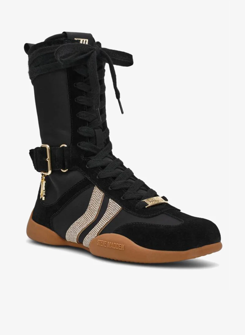 Bently Black Women's High Top Sneakers