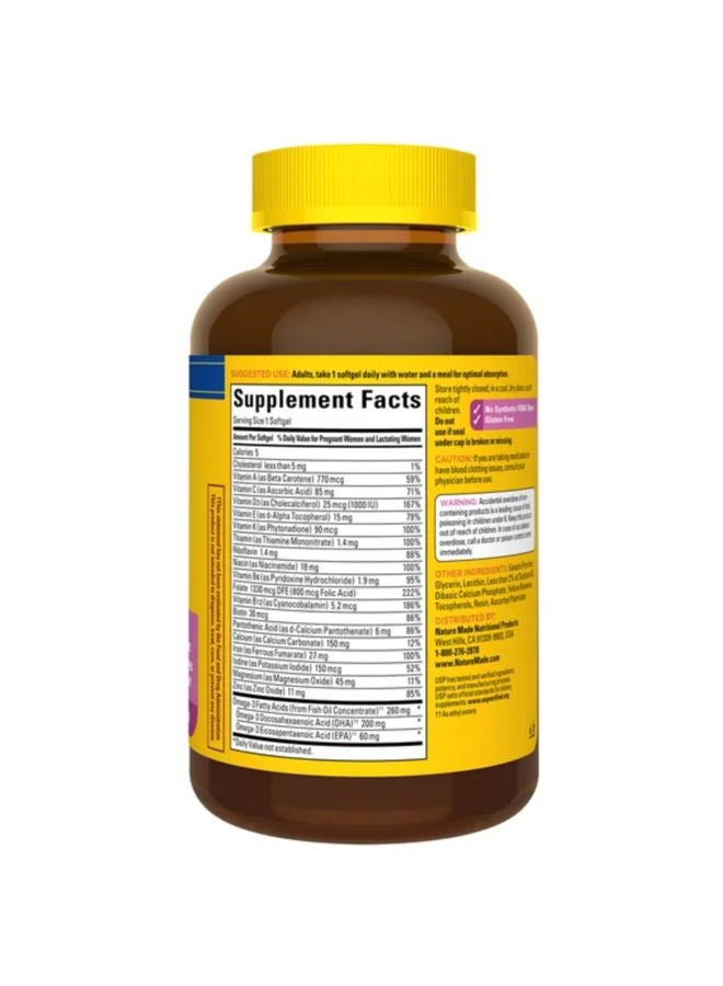 Nature Made Prenatal + DHA 200 mg Softgels (.150 Count) - Image 2