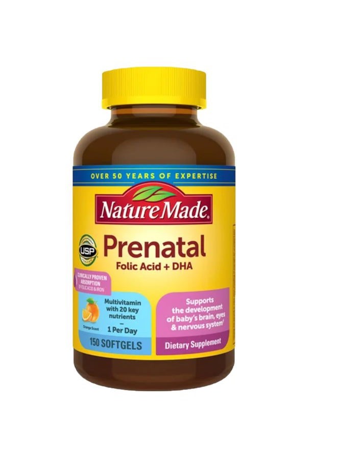 Nature Made Prenatal + DHA 200 mg Softgels (.150 Count) - Image 1