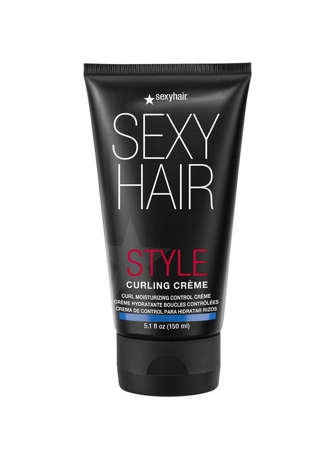 Sexy Hair - SexyHair Style Curling Crème Curl Moisturizing Control Crème, 5.1 Oz | Light Control | Maintains Moisture and Combats Frizz - Image 1