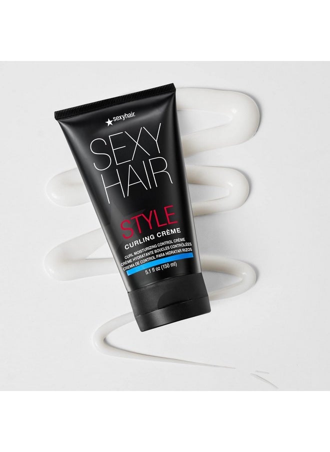 Sexy Hair - SexyHair Style Curling Crème Curl Moisturizing Control Crème, 5.1 Oz | Light Control | Maintains Moisture and Combats Frizz - Image 1