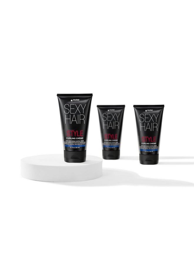 Sexy Hair - SexyHair Style Curling Crème Curl Moisturizing Control Crème, 5.1 Oz | Light Control | Maintains Moisture and Combats Frizz - Image 1