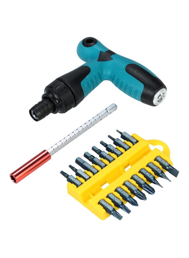 NIBEMINENT 17-Piece Retractable Magnetic Socket Screwdriver Set Multicolour - Image 1