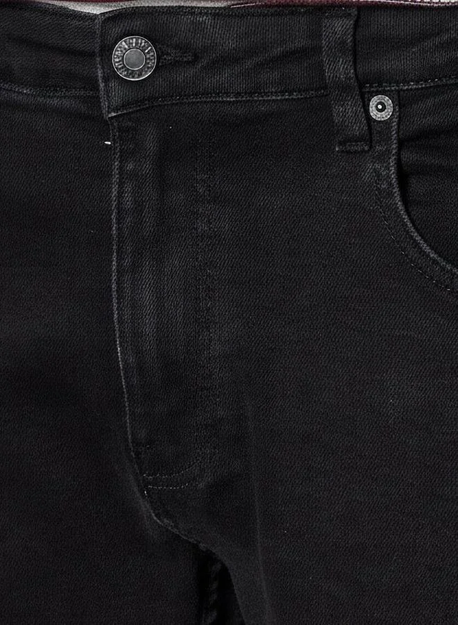 Splash FAV BLACK Denim Slim Fit Mid-Rise Jeans for Men | Best Price UAE