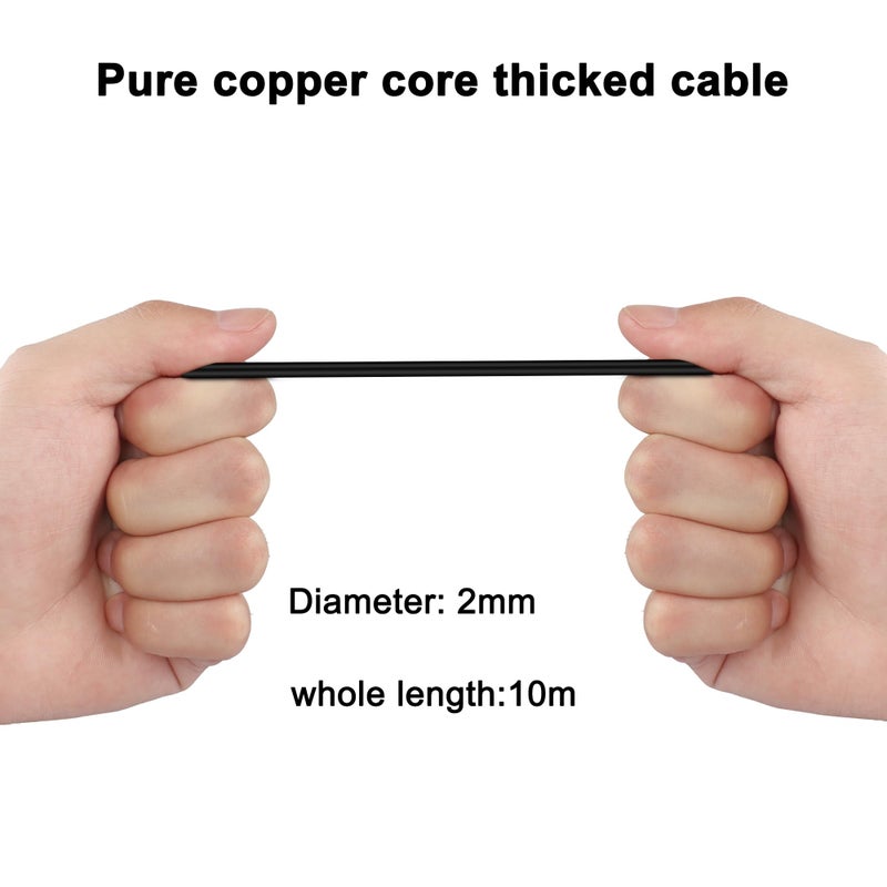MEIRIYFA Meiryfa 4 Pin Dash Cam Cable Rear View Camera Wire 4 Pin Male To 2.5Mm Male Plug Car Backup Camera Reverse Mirror Extension Cord For Trucks Rv Bus (32.8Ft) - Image 5
