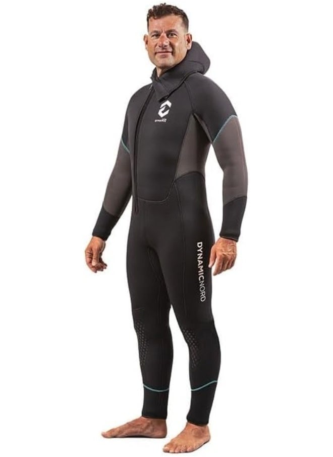 DYNAMICNORD - DYNAMIC NORD SE-51-H FULL DIVING SUIT MEN HOOD 5MM BLACK/GREY - Image 1