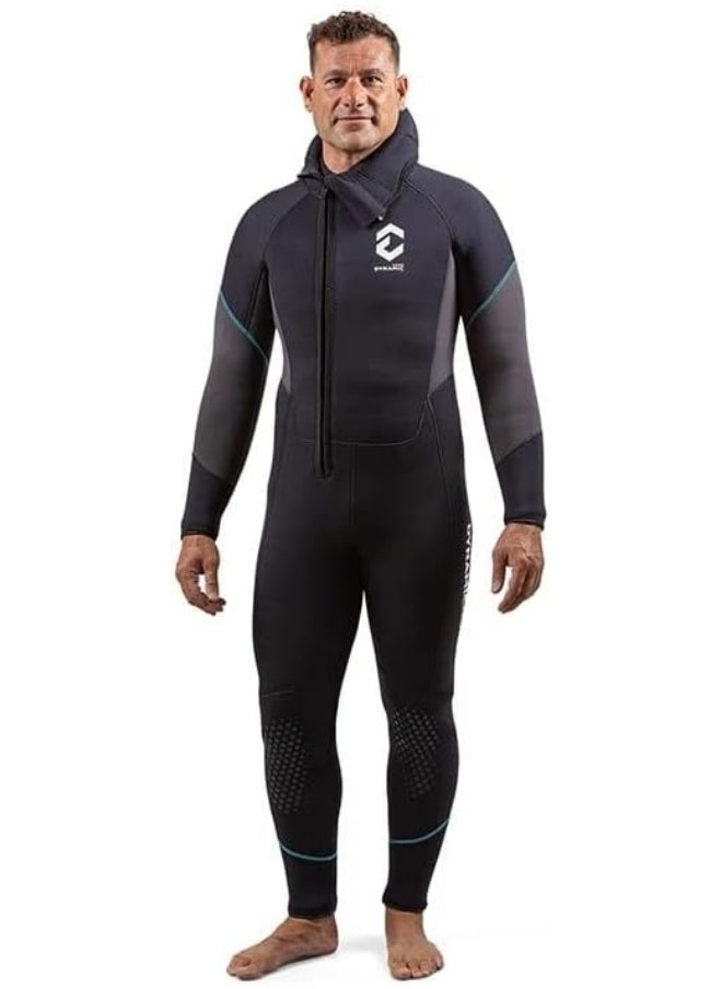 DYNAMICNORD - DYNAMIC NORD SE-51-H FULL DIVING SUIT MEN HOOD 5MM BLACK/GREY - Image 1