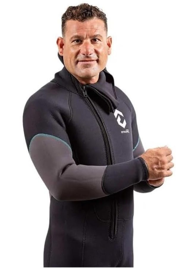 DYNAMICNORD - DYNAMIC NORD SE-51-H FULL DIVING SUIT MEN HOOD 5MM BLACK/GREY - Image 1