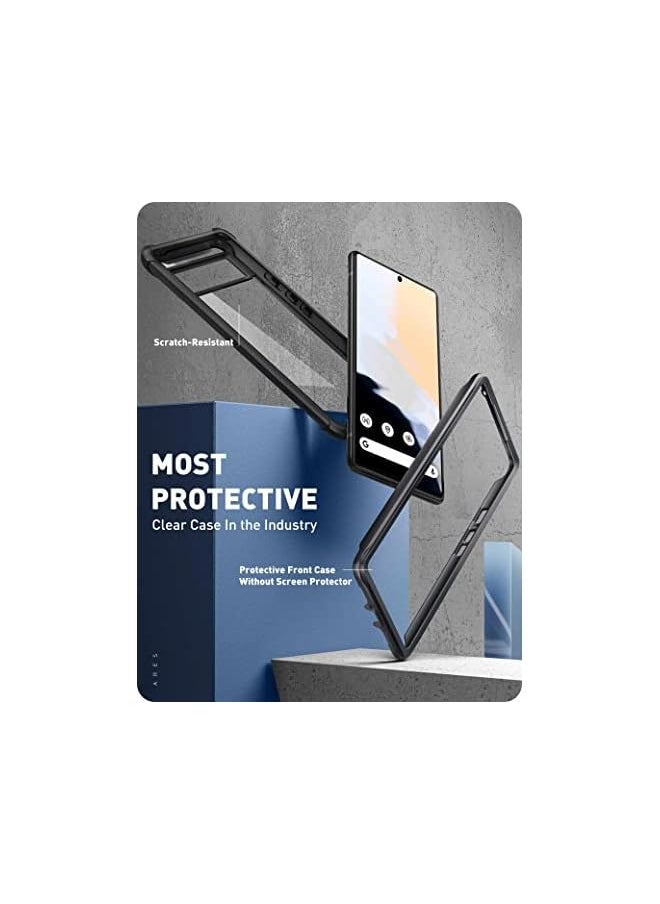 I-blason Ares Series Designed for Google Pixel 6 Case (2021), Dual Layer Rugged Clear Bumper Case Without Built-in Screen Protector (Black)  - Image 2
