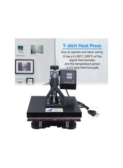 12 x 10 inch Heat Press Machine, Digital Timer Control Heat Transfer Machine 600W Double Screen Control Hot Pressing Vinyl Digital Sublimation for T Shirts, 110V - pzsku/ZACEB879101EFEB8E82E3Z/45/_/1733077703/dc20f0a6-3848-4ff7-8589-c641d8948777