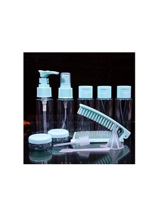 Travel Bottles Set with Exfoliating Brush, 11pcs Empty Plastic Leak Proof Containers, Toiletries Containers for Shampoos, Lotions, Creams - view 3