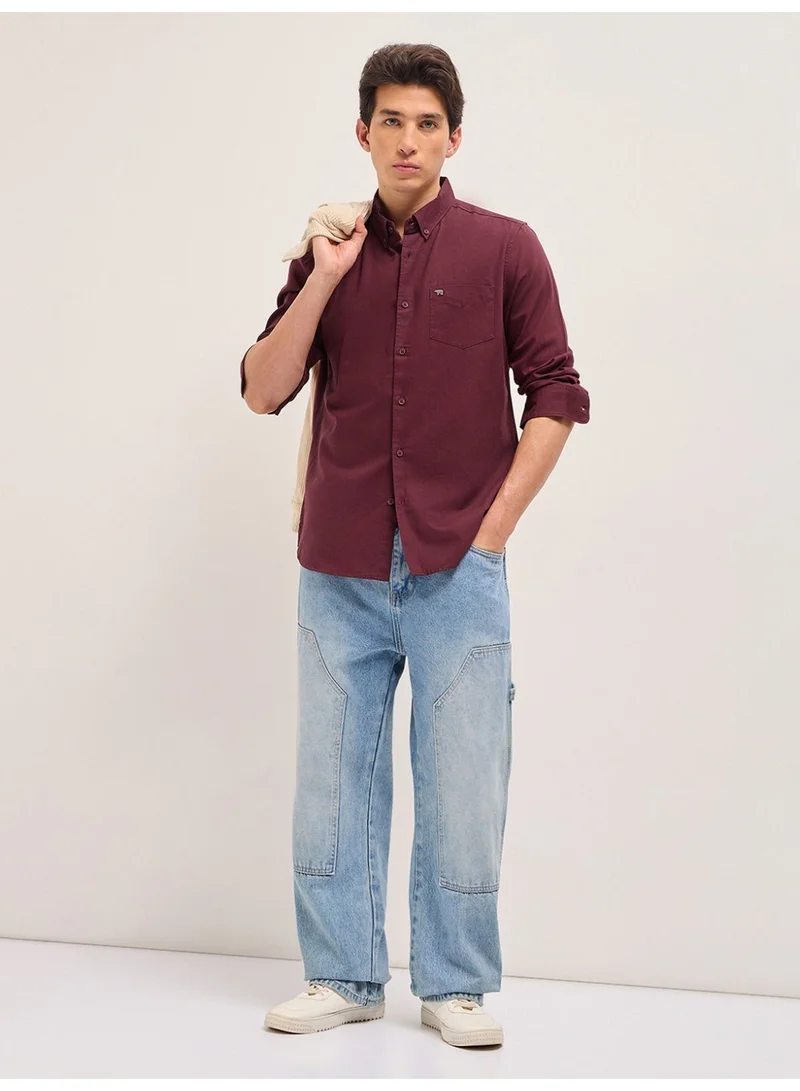 THE BEAR HOUSE  Men’s Long Sleeve Shirt – Classic, Comfortable and Stylish Essential for Work, Travel or Casual Outings for Men | Best Price UAE