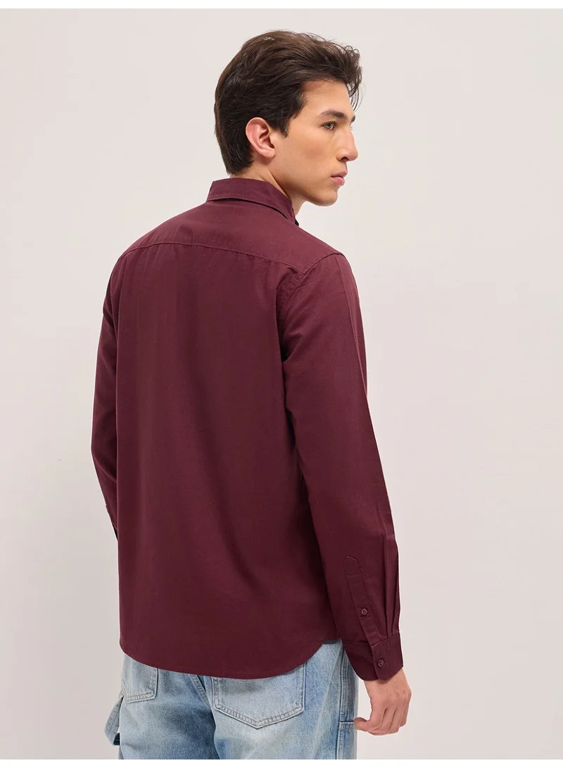 THE BEAR HOUSE  Men’s Long Sleeve Shirt – Classic, Comfortable and Stylish Essential for Work, Travel or Casual Outings for Men | Best Price UAE