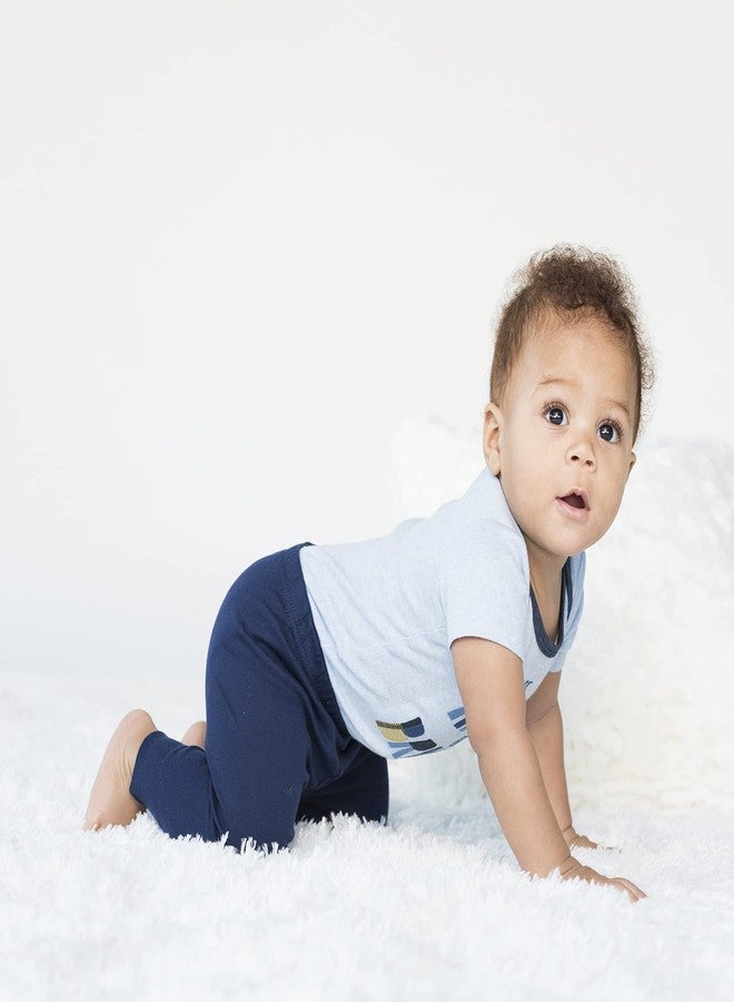 لاماز بنطلون رياضي للأولاد من لاماز، مصنوع من قطن طبيعي فائق النعومة، سهل الارتداء، عبوة من قطعتين - Image 4