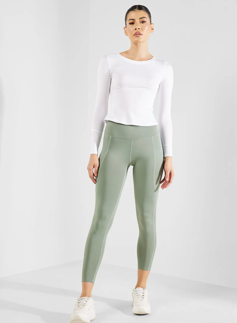 FRWD Seam Detail Ankle Length Legging