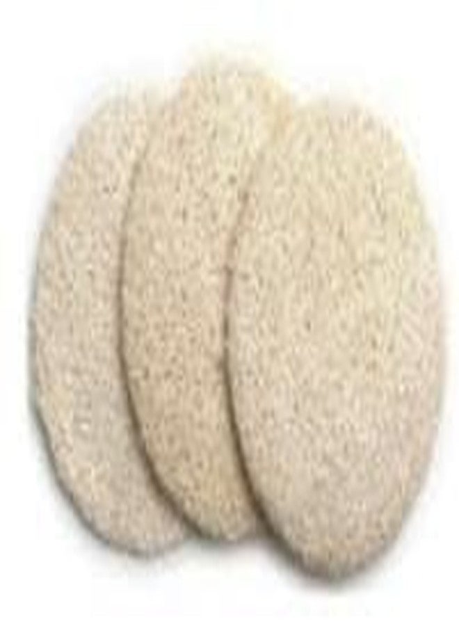 بيسيكير وسادات ليفة الوجه من بيسكير، مصنوعة من القطن المخملي، مدعومة بطبقة ساتان، مضغوطة، منتجات طبيعية 100%، سهلة الاستخدام على الوجه، عبوة من 3 قطع. (رمز المنتج: 2749) - Image 5