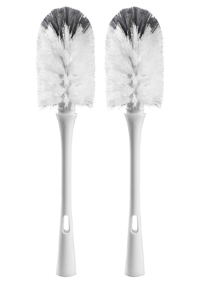 RIMAY Bottle Brush Replacement Head for OXO Bottle Brush Tot Only, 2 Pack Bottle Brush Refills, Dual Bristle Design for Baby Bottles, Water Bottles, Glasswares - Image 1
