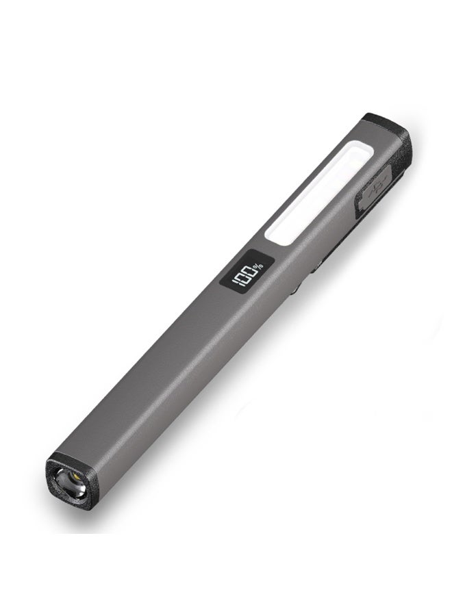 Multifunctional work light, COB aluminum alloy pen clip light, USB rechargeable auto repair work light, strong magnetic adsorption flashlight - Image 2