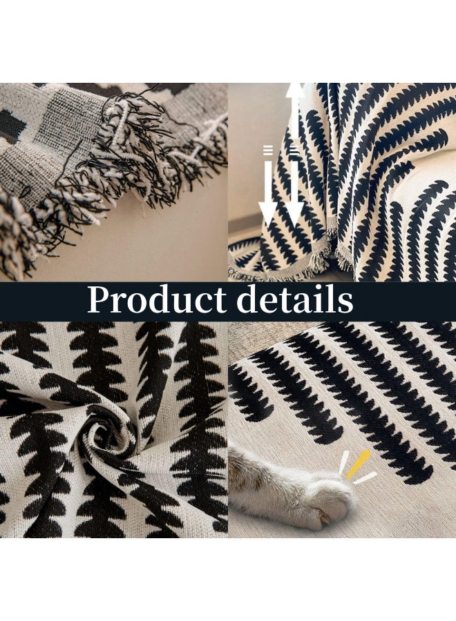 زيريفام غطاء أريكة من الشنيل، غطاء أريكة للحيوانات الأليفة، أغطية ناعمة للكلاب، أغطية أريكة مقسمة لثلاثة أريكة مبطنة، قابلة للغسل ومتينة، لغرفة المعيشة، غرفة النوم، الفندق، الحمام - Image 5