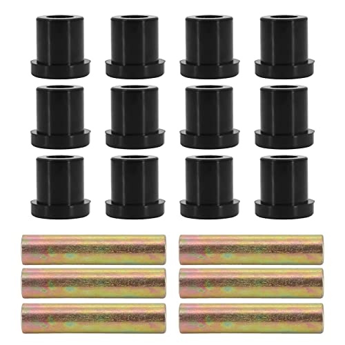 Tektall Rear Leaf Spring Bushing & Sleeves Kits for Club Car DS Golf Cart 1981-up & EZGO TXT/Medalist 1994-up, Replaces OEM 70289G02 70291G01 - Image 1