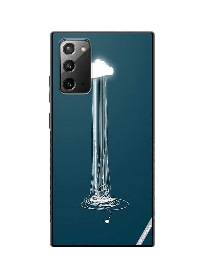 VR CREATIVE غطاء واقي لهاتف سامسونج جالكسي نوت20 5G بتصميم مطر متحرك متعدد الألوان - Image 1