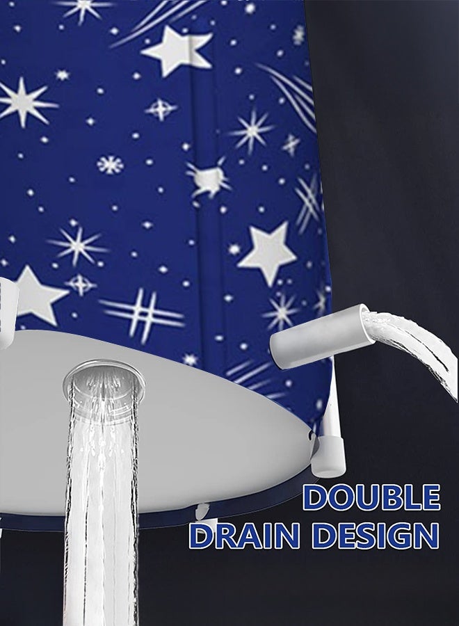 شو وو حوض استحمام محمول للبالغين ، حوض استحمام ياباني ، حوض استحمام ثلجي ، حوض استحمام قابل للطي مع رغوة حرارية قائمة بذاتها قابلة للطي ونقع حوض استحمام سبا مع وسادة مقعد للمساحات الصغيرة - Image 4