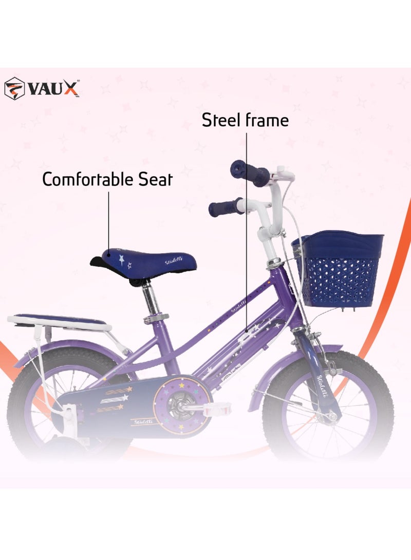 Vaux Vaux  - Starlette 12" Girls Bike - Purple - Image 3