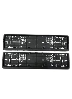 Royal ROYAL - Universal Car License Number Plate Frame 1 Pair (Black)  - Image 3