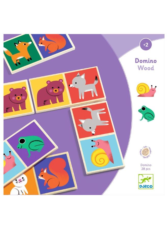 دجيكو لعبة دومينو خشبية - Image 1