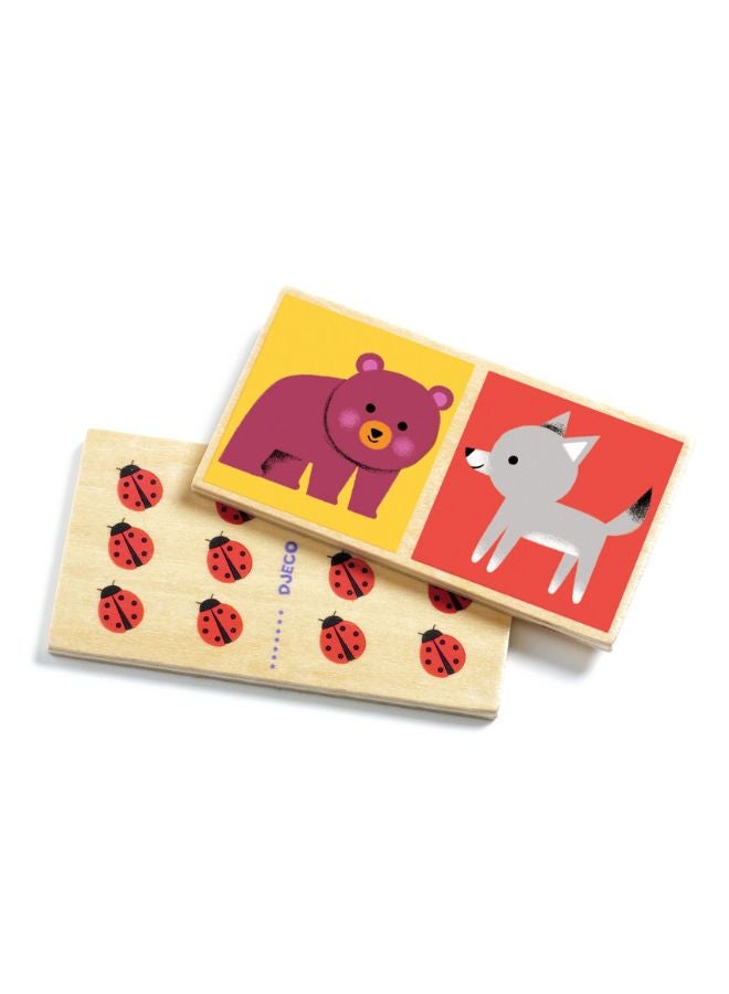 دجيكو لعبة دومينو خشبية - Image 4