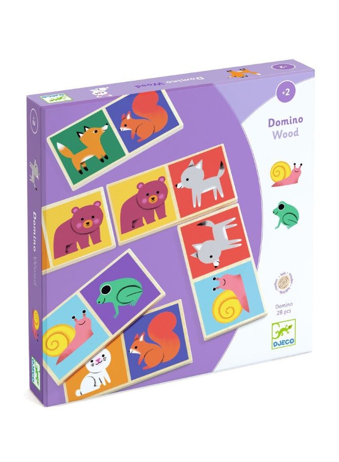 دجيكو لعبة دومينو خشبية - Image 2