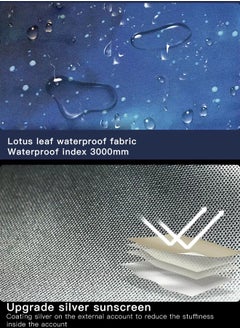 Thingswant Portable Waterproof Ideal Tent for Backpacking and Beach Hiking Tent Outdoor Event  - Image 3