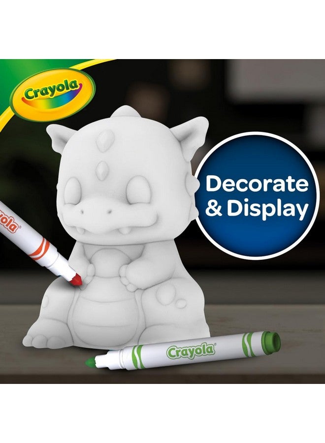 Crayola لعبة كرايولا دراجون المضيئة، حرفة عطلة قابلة لإعادة الاستخدام، لعبة مضيئة، ديكور داخلي للعطلات، ألعاب للأطفال، فنون وحرف، هدية دراجون، 4+ - Image 3