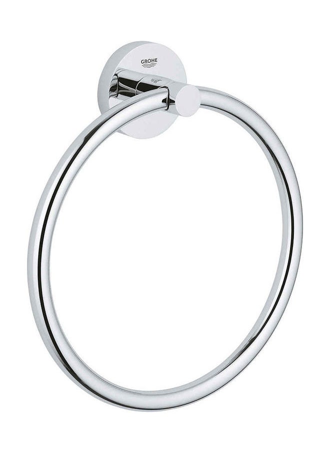 Grohe Towel Holder Round 19×15 cm-Silver  - Image 1