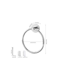 Grohe Towel Holder Round 19×15 cm-Silver  - Image 2