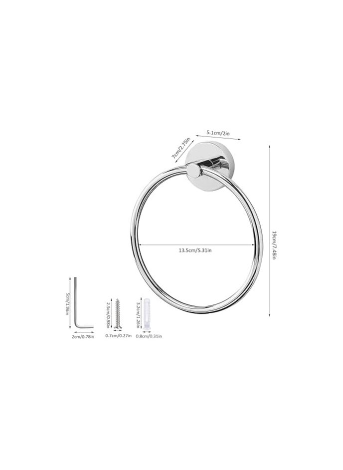 Grohe Towel Holder Round 19×15 cm-Silver  - Image 2
