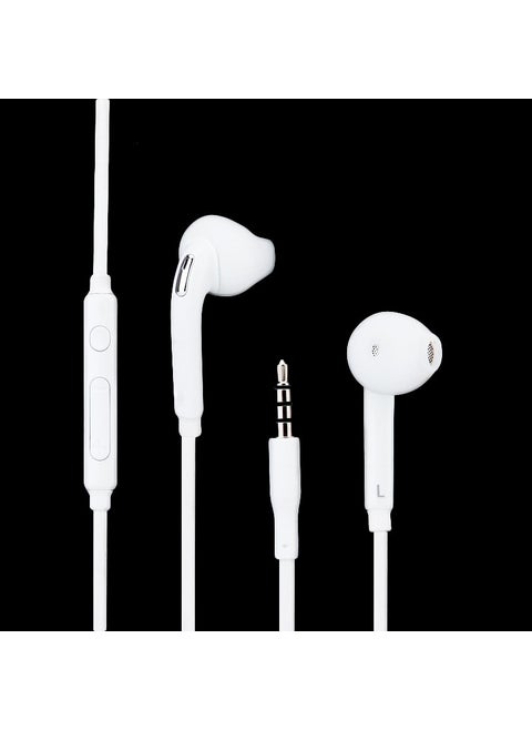 Advantages yss Samsung S6 earphone in-ear wire control applicable to Android universal earplugs with Mark in stock Black