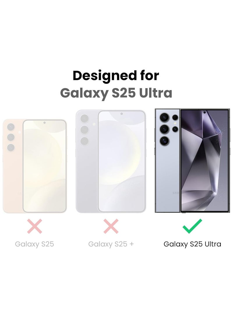 Nillkin Magnetic for Samsung Galaxy S25 Ultra Case, Compatible with MagSafe Case with Invisible Kickstand & Camera Cover, Heavy Duty Magnetic Phone Case for Samsung Galaxy S25 Ultra, Black - Image 3