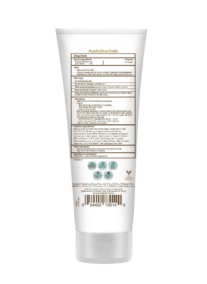 Australian Gold - Australian Gold Botanical SPF 50 Tinted Face Sunscreen NonChemical BB Cream WaterResistant Matte Finish Sensitive Skin 3 FL Oz - Image 1