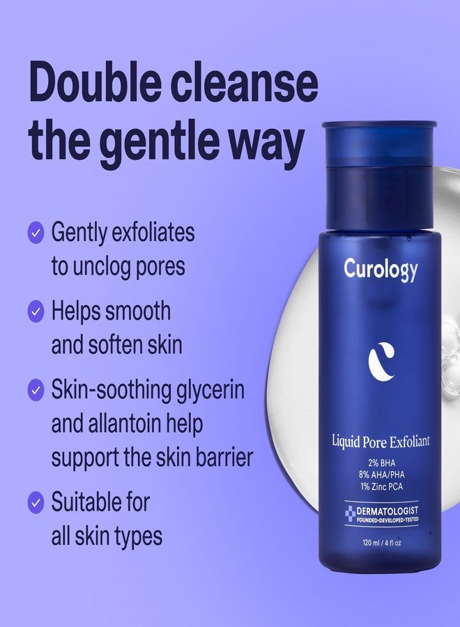 Curology Liquid Pore Exfoliant, 2% BHA Salicylic Acid, 8% AHA/PHA Lactic Acid, and 1% Zinc PCA, Brightening and Exfoliating Facial Skin Care, 4 fl oz - Image 3