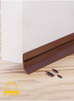 Door Seal Strip Weather Stripping Door Bottom Seal Window Seal Soundproof Rubber Silicone Sealing Sticker For House Glass Shower Door Insect Proof 100cm Length