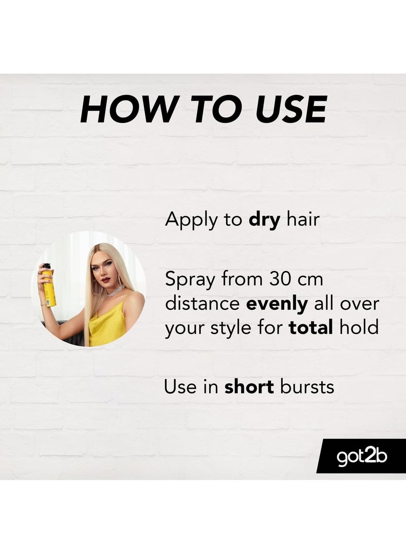 Got2b Schwarzkopf Got2B Glued Blasting Freeze Fix Spray 300ML - Image 3